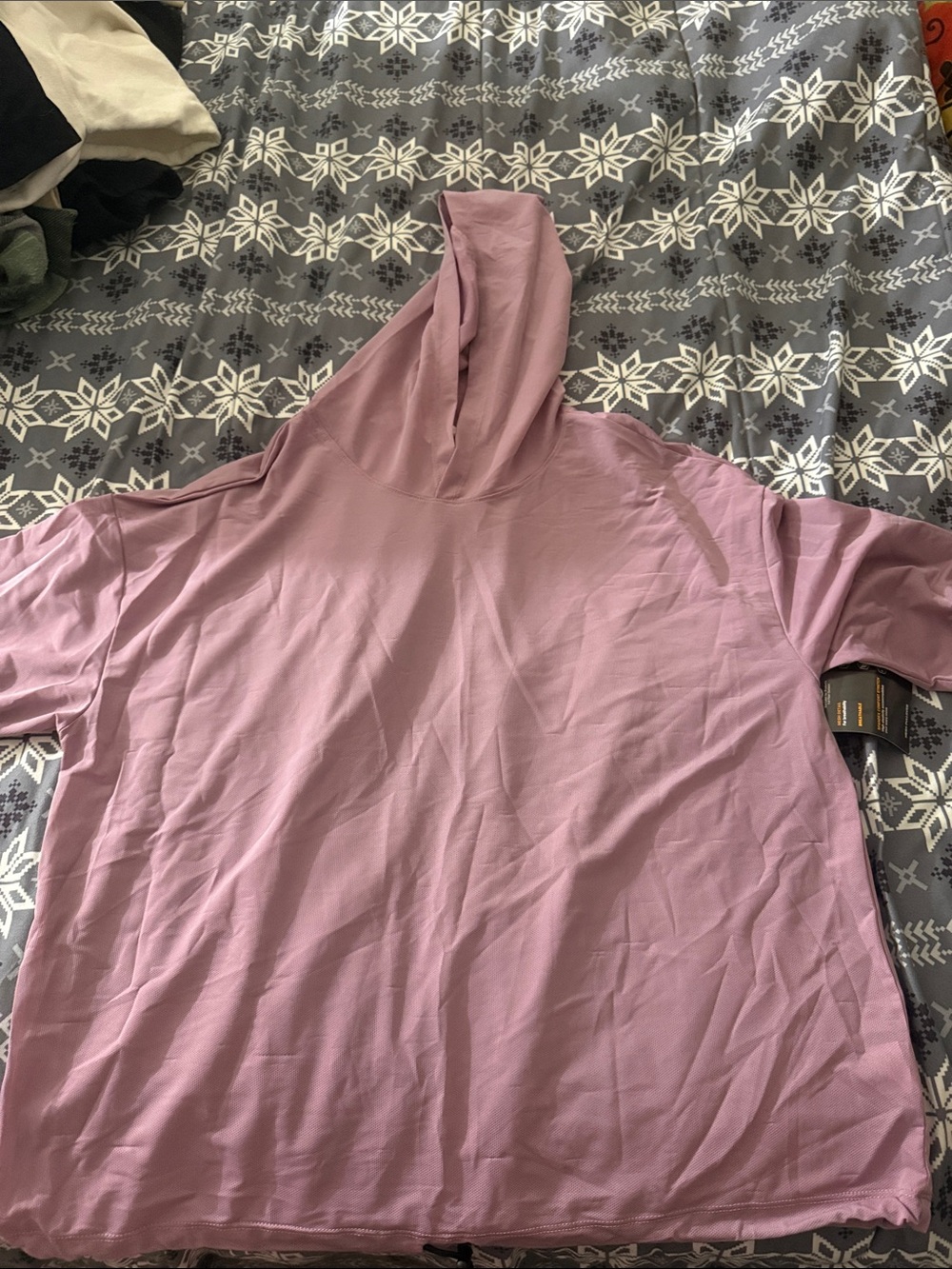 Light Mauve Hooded Tee